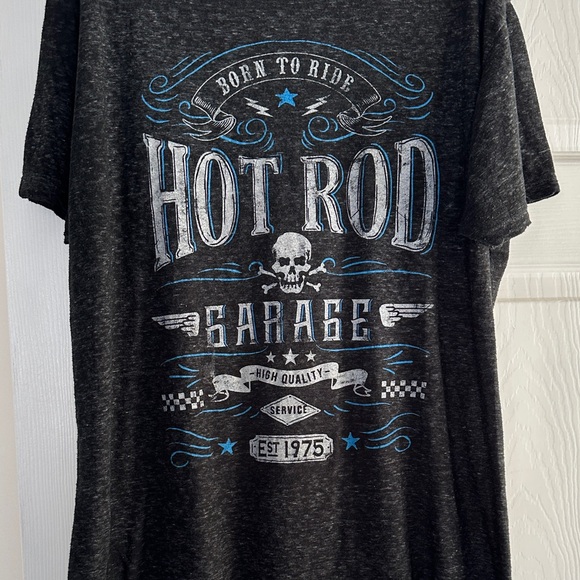 Hot Rod Garage Graphic T-Shirt - Black - Picture 1 of 3